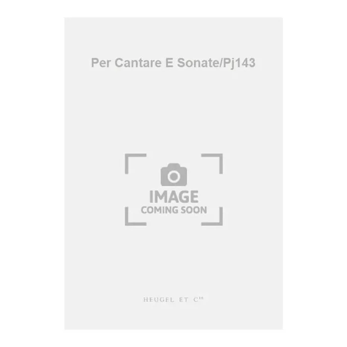 Monteverdi, Claudio – Per Cantare E Sonate/Pj143