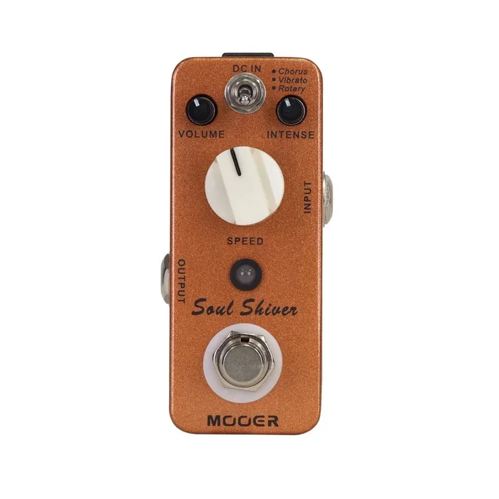 Mooer Soul Shiver Chorus Vibrato & Rotary Micro Guitar Effects Pedal