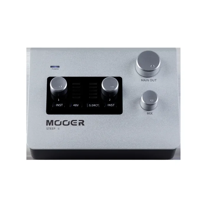 Mooer Steep II Multi-Platform Audio Interface (Light Metallic)