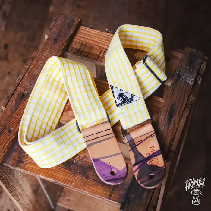 Mother Mary Company handmade guitar strap – ‘Electric Slide‘