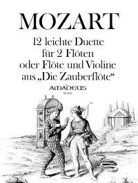 Mozart 12 Easy Duets from ‘The Magic Flute‘ for 2 Flutes