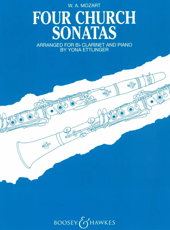 Mozart: 4 Church Sonatas (arr. for clarinet & piano)