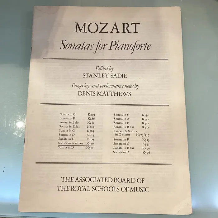 Mozart – Sonatas For Pianoforte – Sonata in A Minor K310