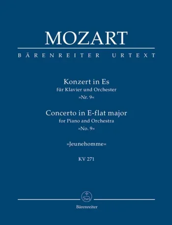 Mozart : Concerto for Piano No. 9 in E-flat (K.271) (Urtext) Study score (Barenreiter)