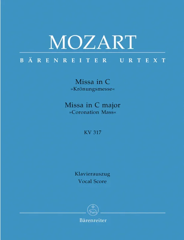 Mozart: Mass C K317 Coronation – Vocal Score