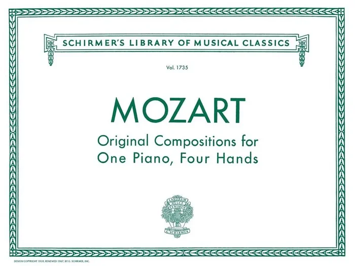 Mozart: Original Compositions for Piano 4-hands