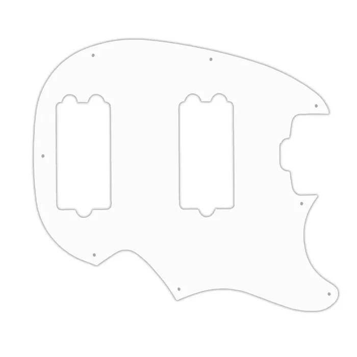 Music Man Classic Sabre – Thin Shiny White .060″ / 1.52mm Thickness, No bevelled Edge