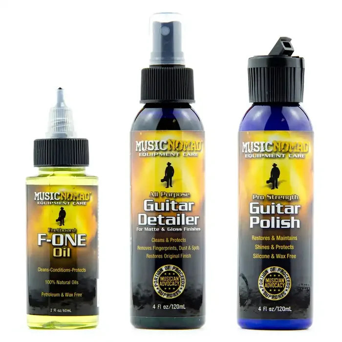 Music Nomad Guitar Detailer, Cleaner & Conditioner Bundle