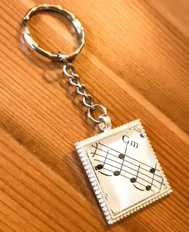 Musical Notation Keyring