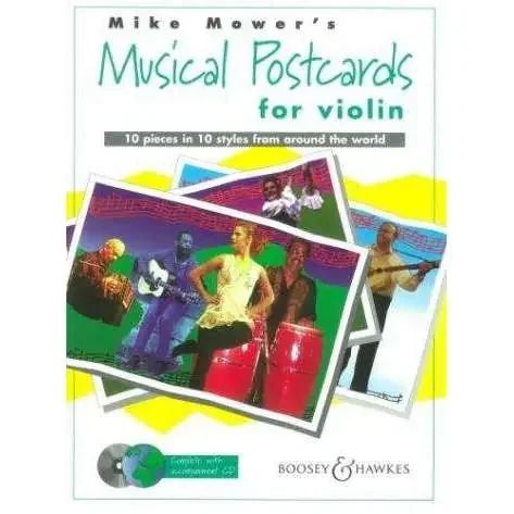 Musical Postcards for Violin – Mike Mowers (incl. CD)