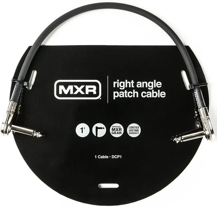 MXR DCP1 Patch Cable 1ft Black