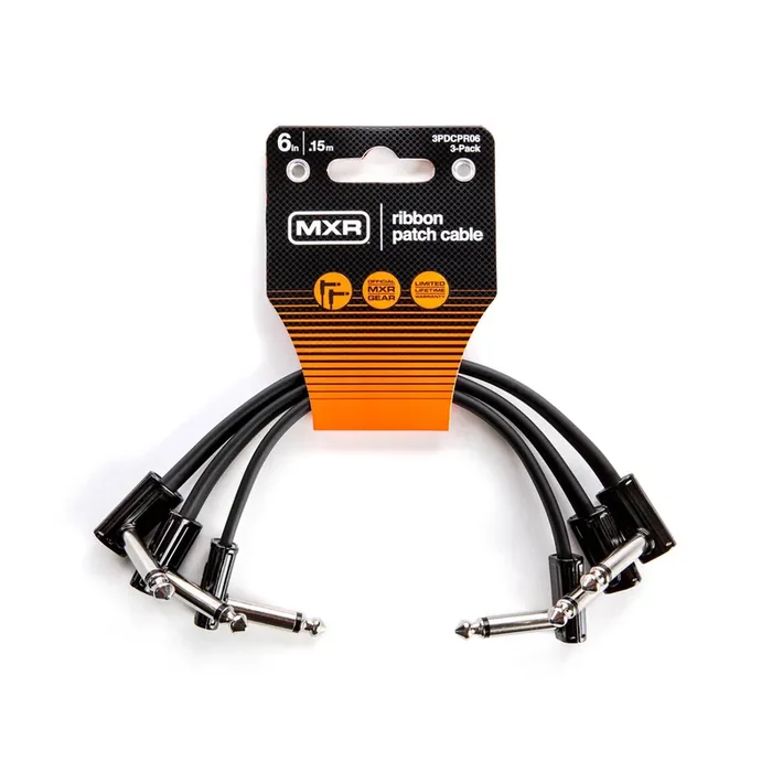 MXR Ribbon Patch Cable, 6 inch, 3-Pack