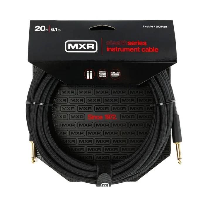 MXR Stealth Series Instrument Cable – 20ft
