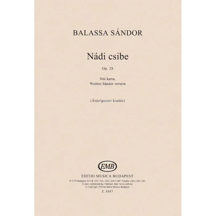 Nadi csibe Op.28