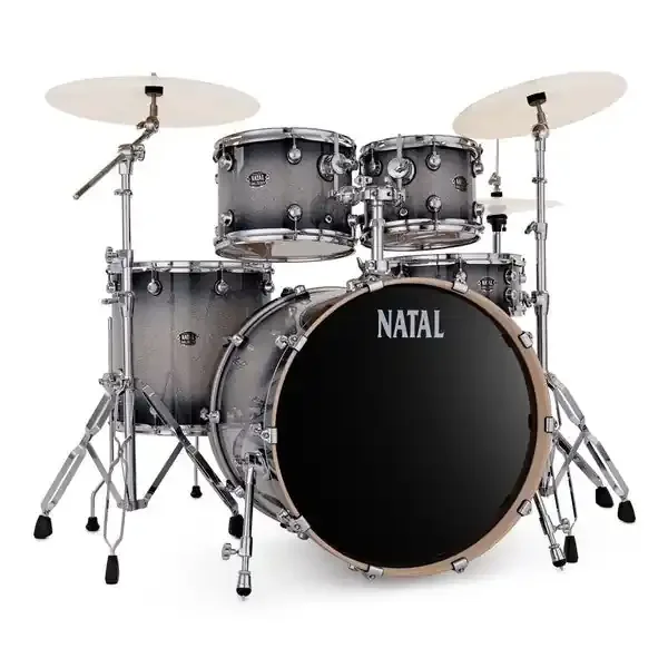 Natal Arcadia Drum Kit Shell Pack 5pc 20″ – Black Sparkle Sunburst
