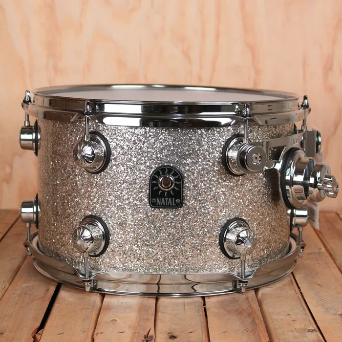 Natal Maple Originals 13 ” x 8 ” Rack Tom, Silver Sparkle