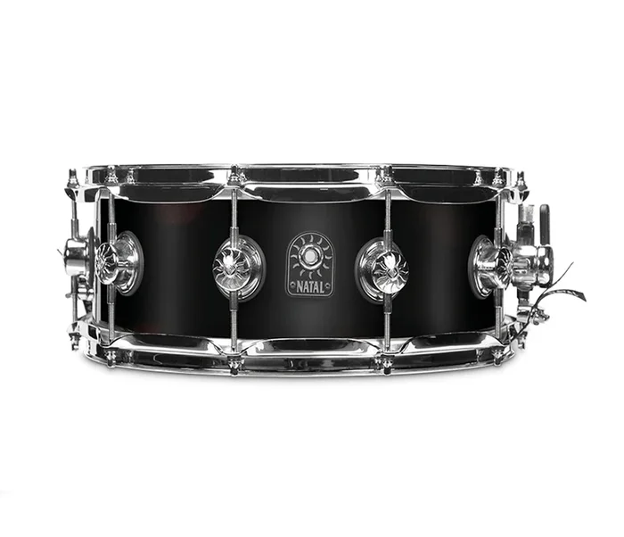 Natal Originals Maple 14 ” x 6.5 ” Snare Drum in Matte Black