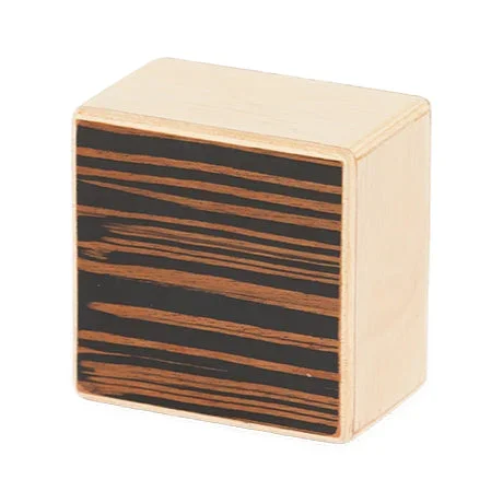 Natal Square Wooden Shaker, Ebony