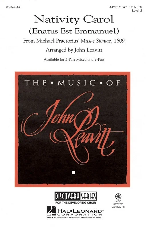 Nativity Carol 3Pt (Octavo)