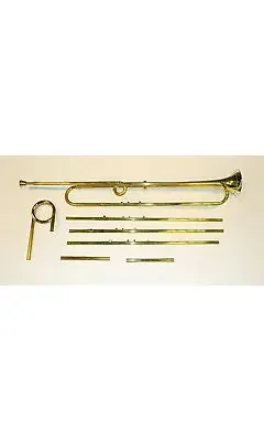 Natural Trumpet with Lacquered Finish by Rath @ A415/A440 with C and D crooks including mouthpiece and case