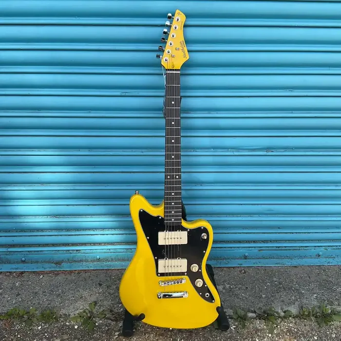 Northstar Pro Blues Commander Electric Guitar in Graffiti Yellow – NSP4GY