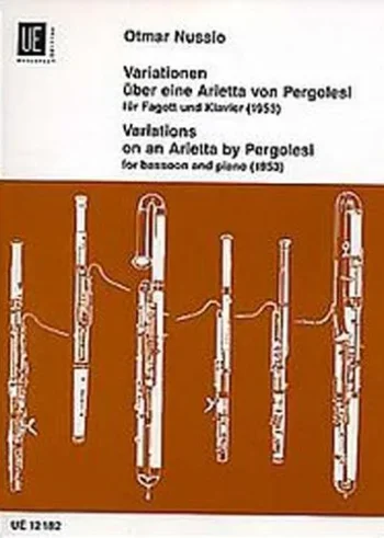 Nussio : Variations On An Arietta By Pergolesi: Bassoon & Piano (Universal)