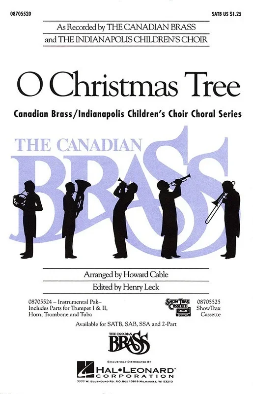 O Christmas Tree 2 Pt Can Br and Indi Child Choir (Octavo)