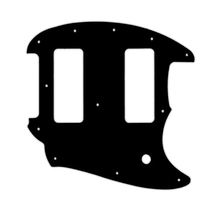 OffSet Series Mustang – Matte Black .090″ / 2.29mm thick, with bevelled edge.