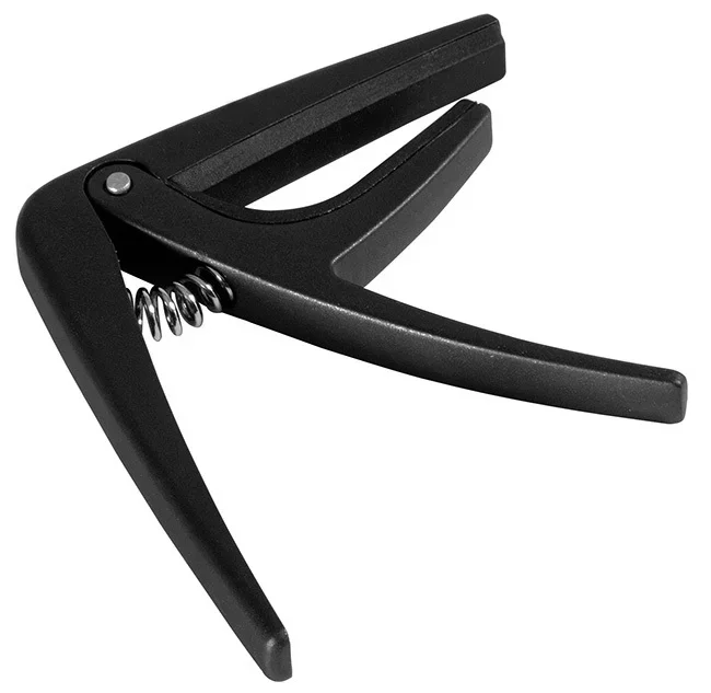 On Stage Acoustic Steel String Guitar Capo in Black