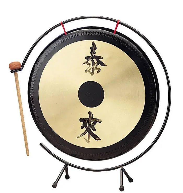 Opus Percussion 12″ Gong with Stand & Mallet