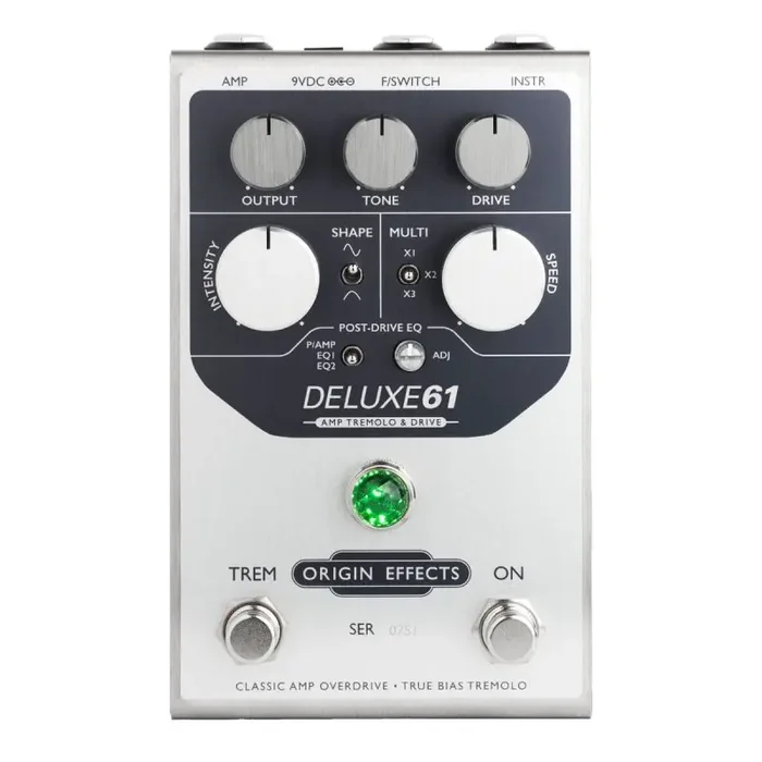 Origin Effects Deluxe6 – Tremolo & Drive Guitar Pedal with Classic Vibe