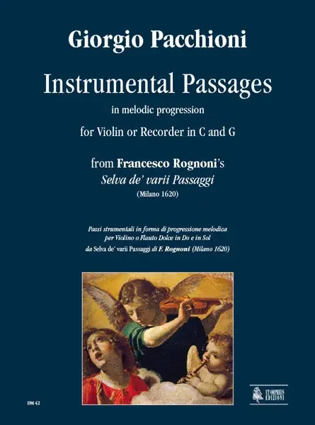 Pacchioni Instrumental Passages from Rognoni’s “Selva de’ varii Passaggi” for Violin or Recorder