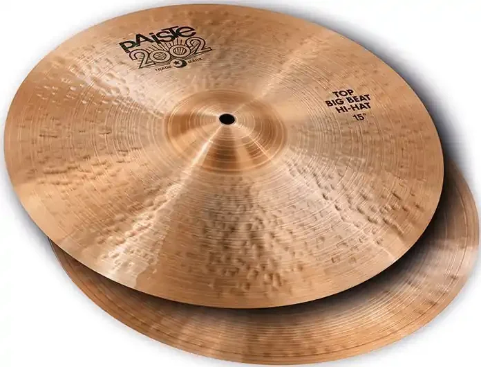 Paiste 2002 Black Label Big Beat Hi Hat Cymbals 16″