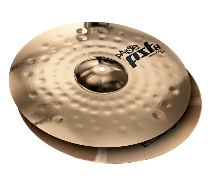 Paiste PST8 Reflector Medium Hi Hat Cymbals 14″