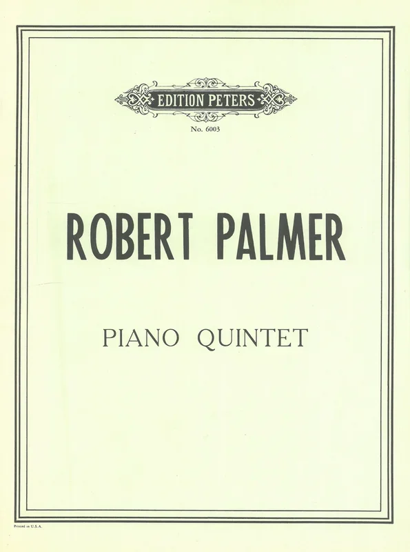 Palmer: Piano Quintet