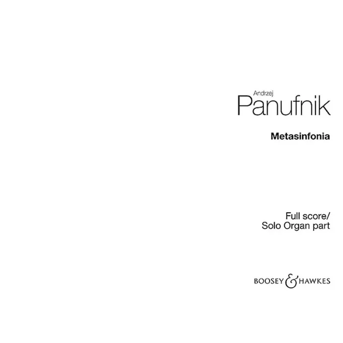 Panufnik, Andrzej – Metasinfonia (Symphony 7)
