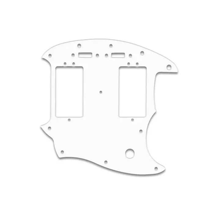 Pawn Shop Mustang Special – Solid Shiny White .090″ / 2.29mm thick, with bevelled edge