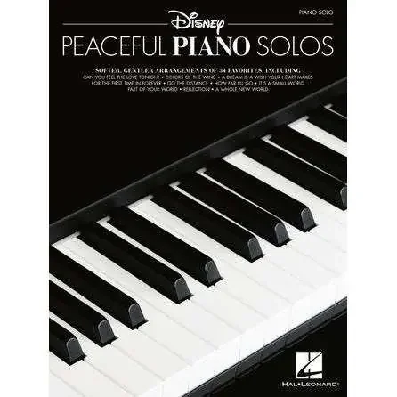 Peaceful Piano Solos Disney Piano Solo