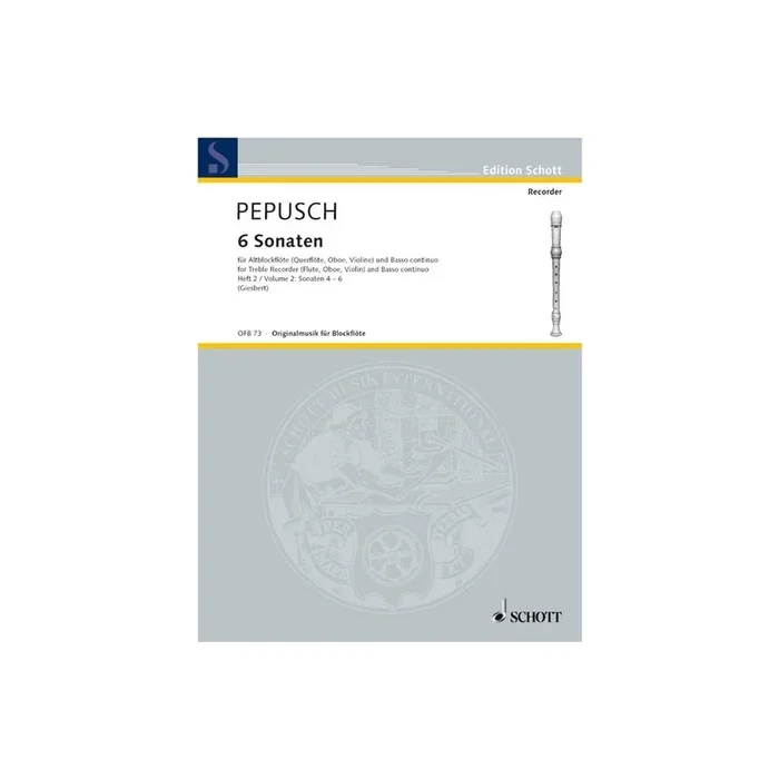 Pepusch, John Christopher – Six Sonatas