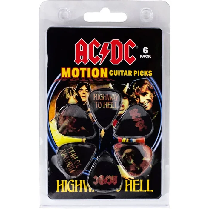 Perris 6-Pack “AC/DC – Highway To Hell ” Licensed Guitar Picks