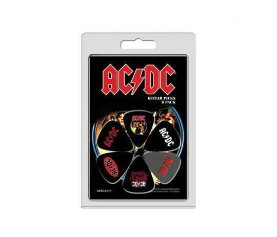 Perris ACDC 6 Pack Offical Licensed Picks