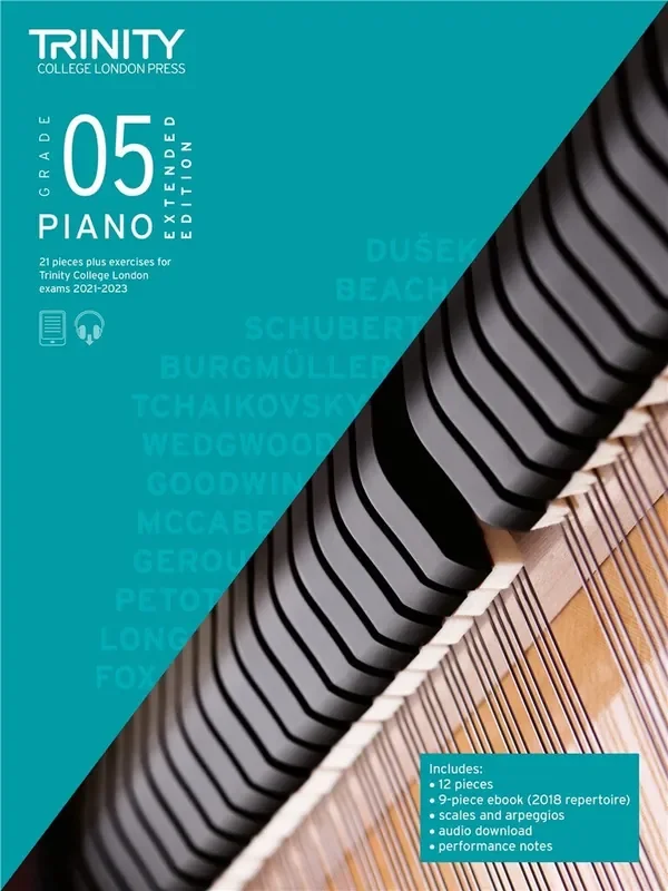 Piano Exam Pieces & Exercises 21-23 Grade 5 Extended Edition