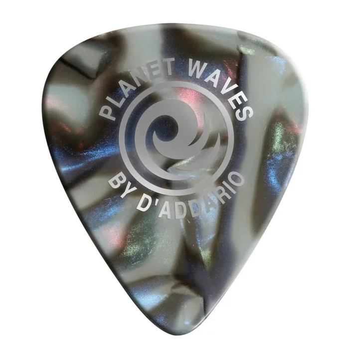 Planet Waves Abalone Celluloid Guitar Picks 100 pack, Light