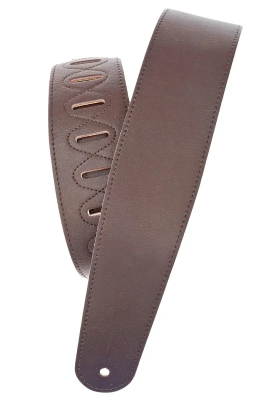Planet Waves Soft Garment Leather Guitar Strap, Brown