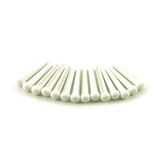 Plastic Bridge Pins White, No Dot – Set of 50