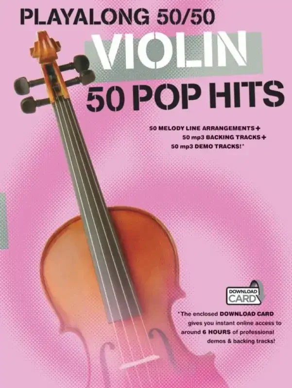 Playalong 50/50 Violin – 50 Pop Hits