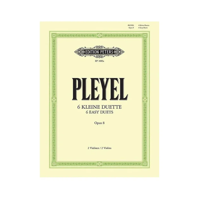 Pleyel, Ignaz Joseph – 6 Easy Duets Op.8