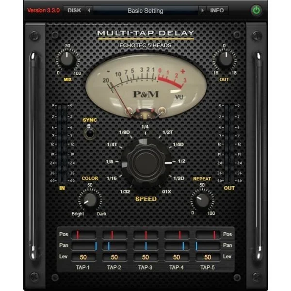 Plug And Mix Multi-Tap Delay