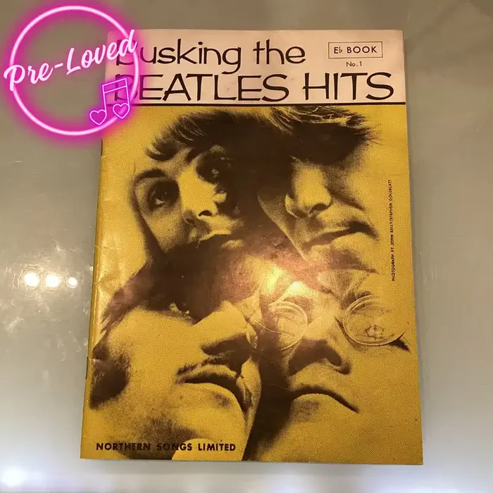 (Pre-Loved) Busking The Beatles Hits No.1 Eb Book (Melody and Chords)