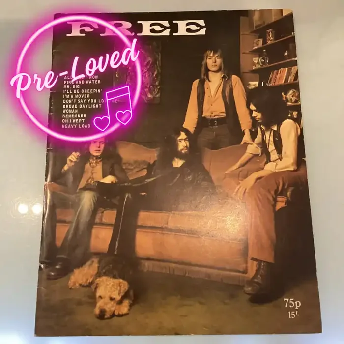 (Pre-Loved) Free – Free – Vintage Music. (Piano Vocal Guitar)